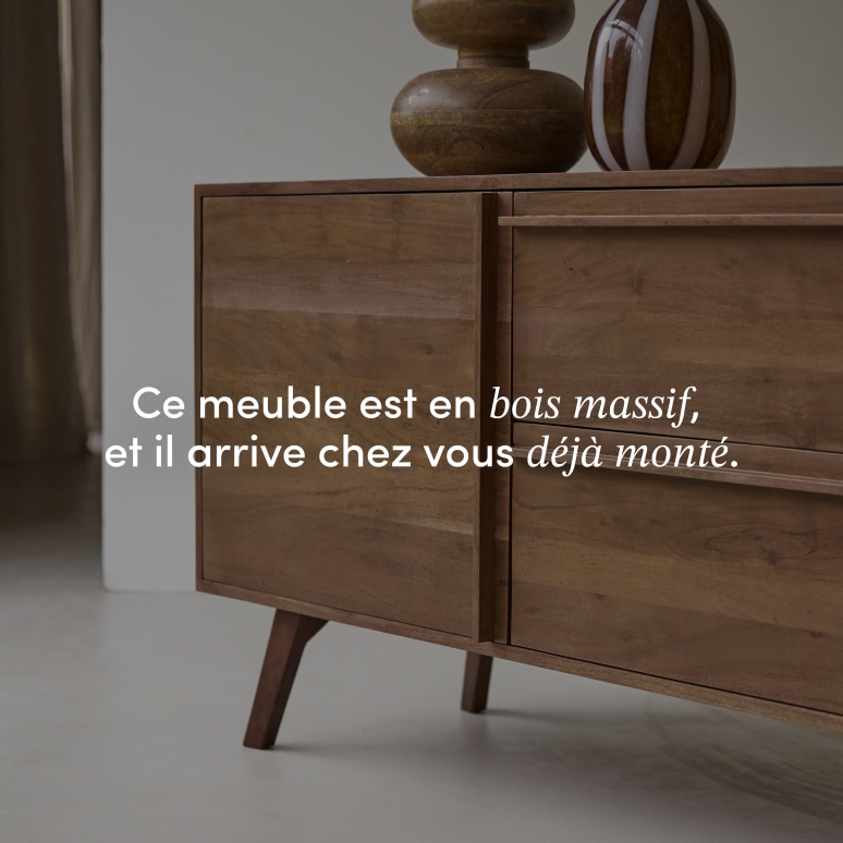 Niels - Buffet en acacia massif 175 cm