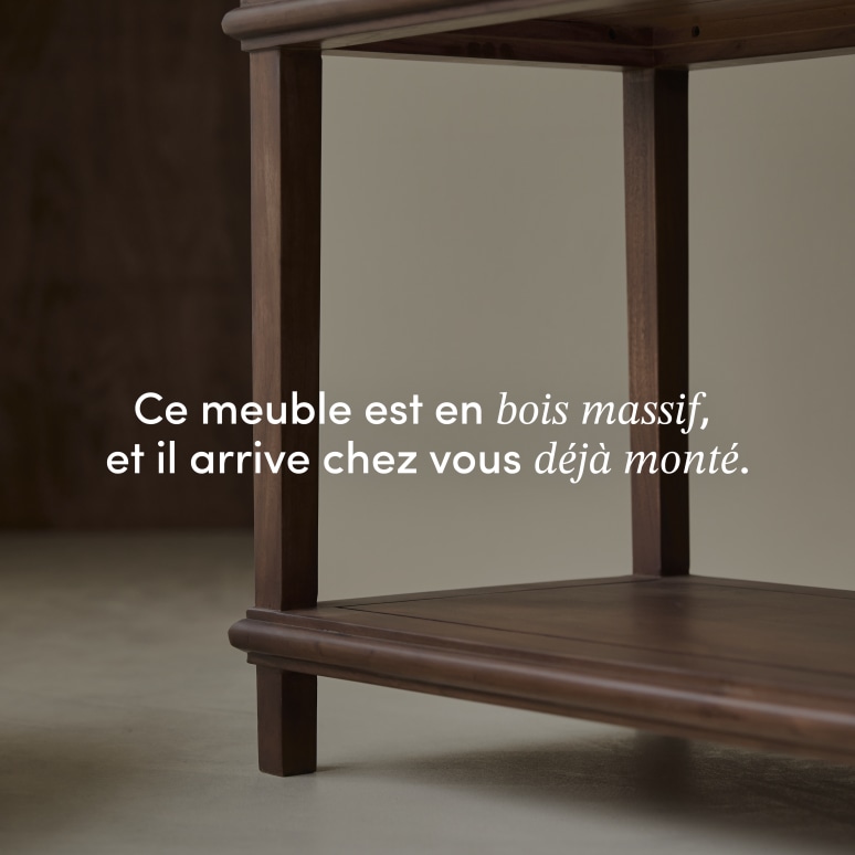 Achille - Console en acacia massif 120 cm