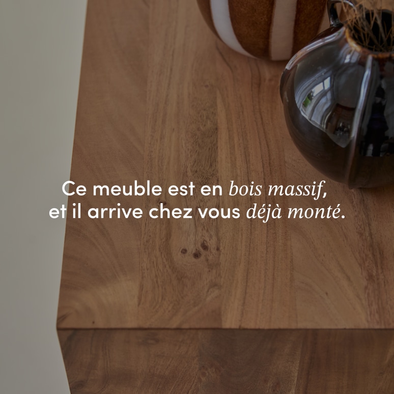 Olga - Buffet en acacia massif 200 cm