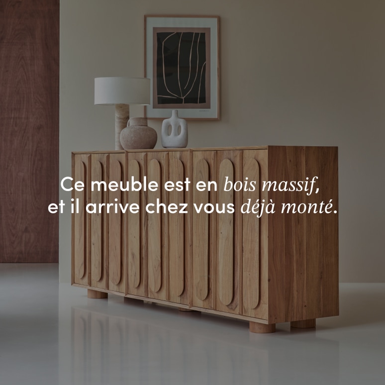 Olga - Buffet en acacia massif 180 cm