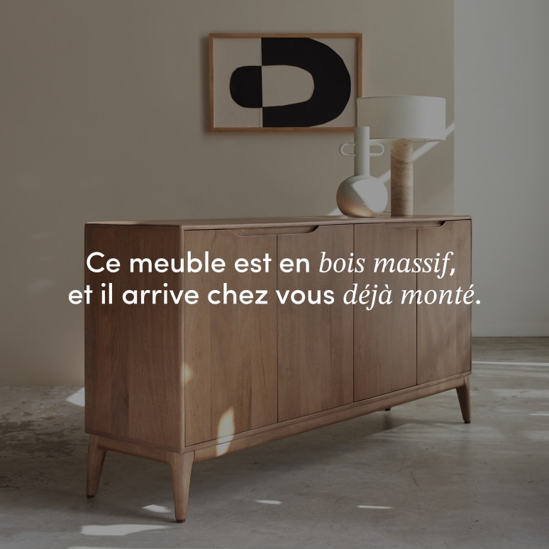 Gabrielle - Buffet en manguier massif 160 cm