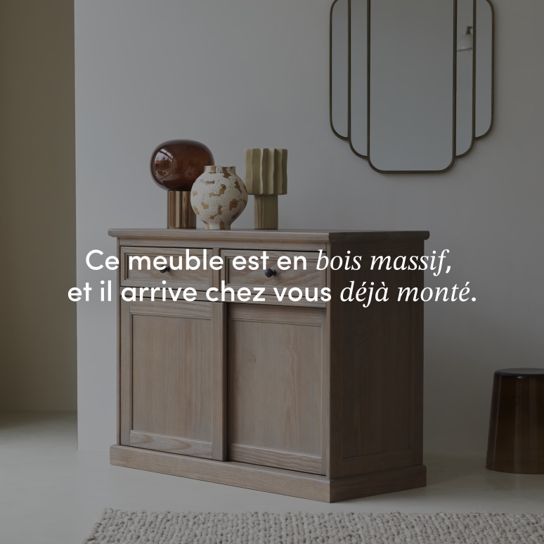 Roma - Buffet en pin massif 110 cm