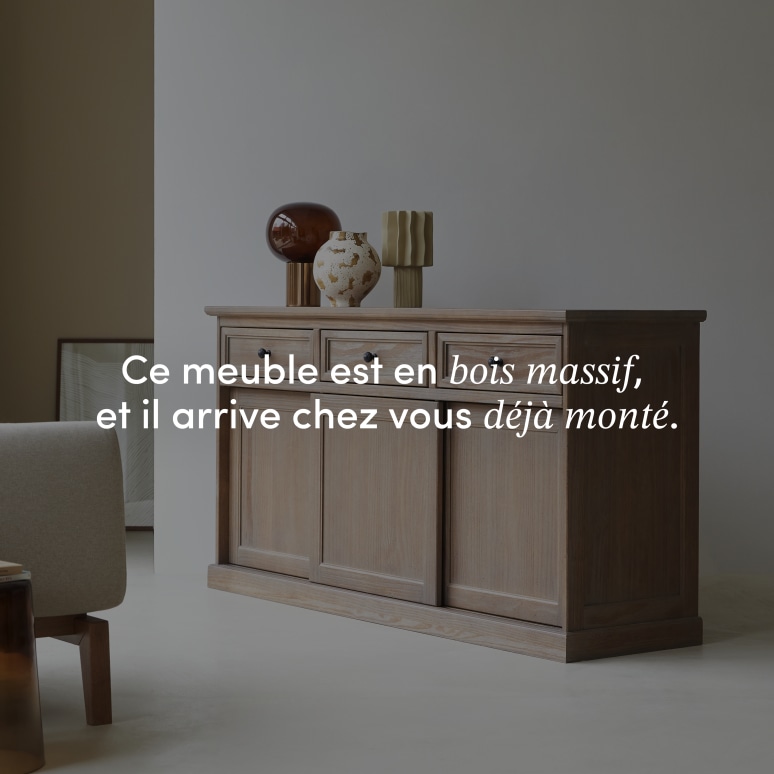 Roma - Buffet en pin massif 170 cm