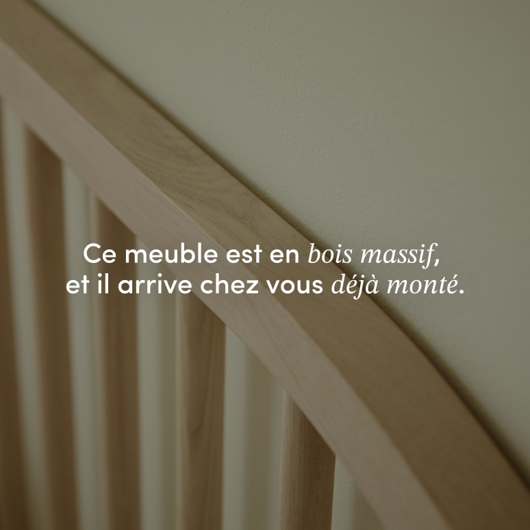 Théodore - Tête de lit en frêne massif 240 cm