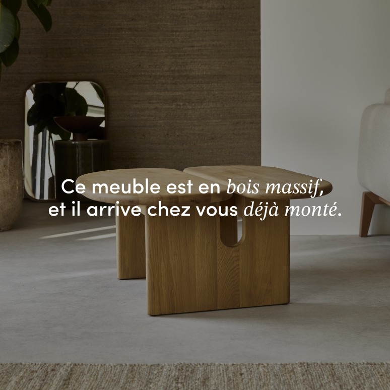 Sophia - Table basse en chêne massif