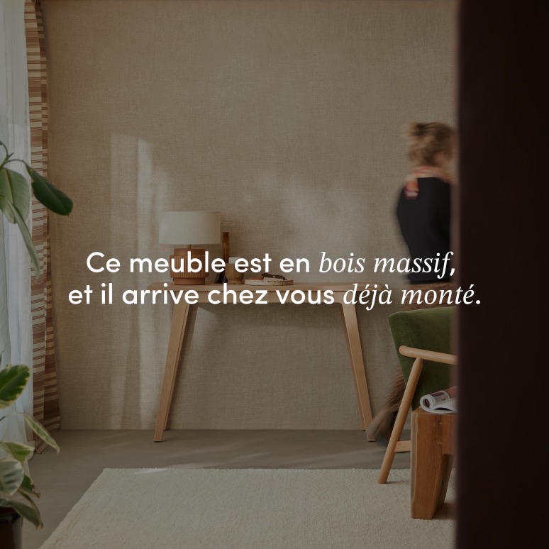 Esmée - Console en chêne massif