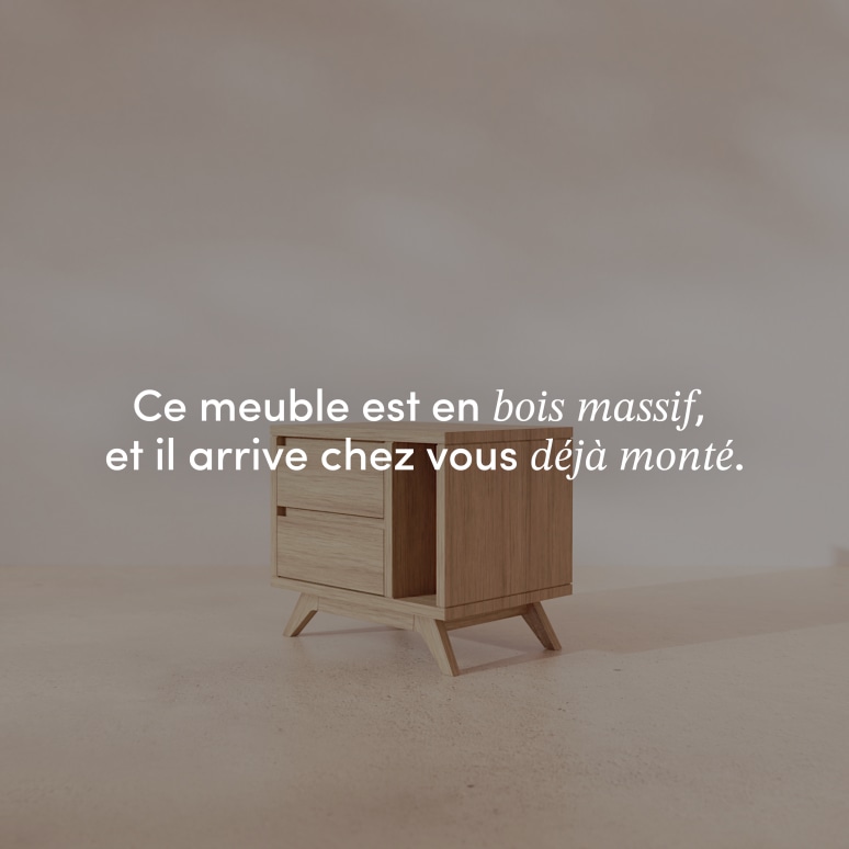 Esmée - Chevet en chêne massif