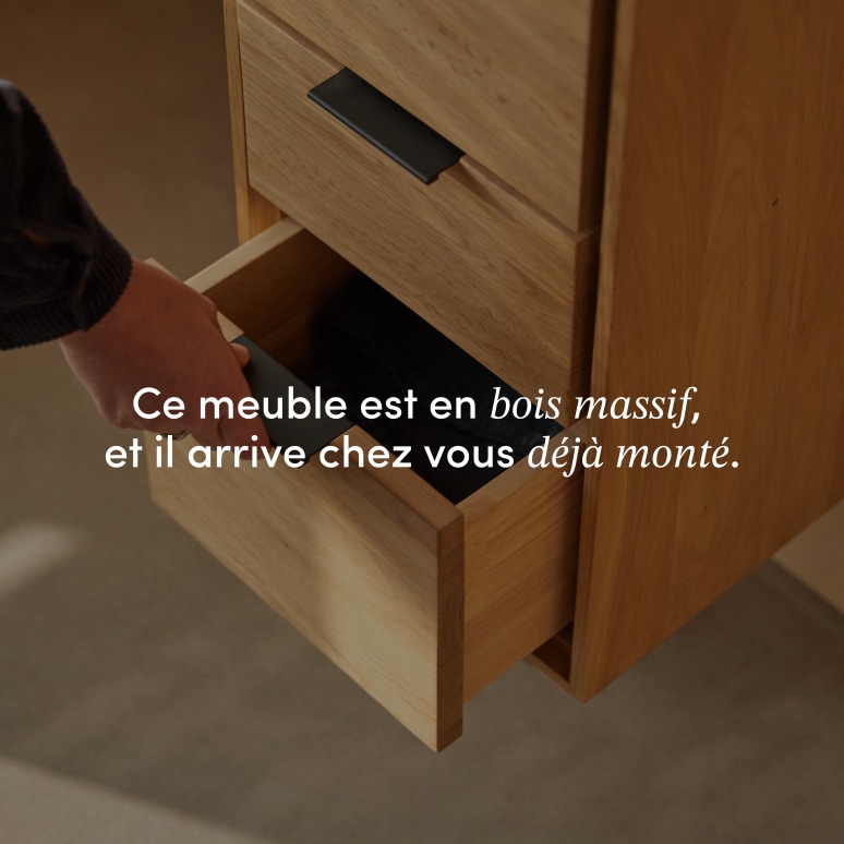 Senson - Colonne en chêne massif