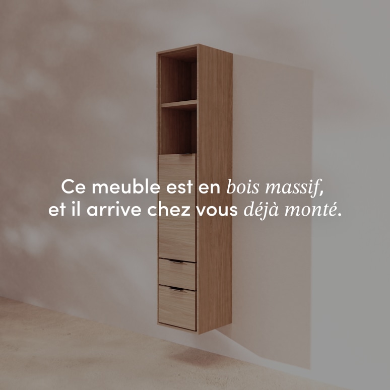 Senson - Colonne en chêne massif