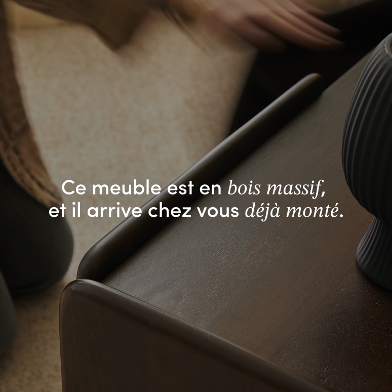 Noé - Meuble TV en manguier massif 160 cm