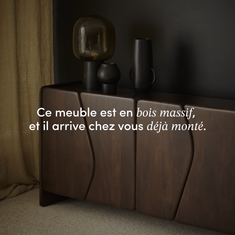 Noé - Buffet en manguier massif 160 cm