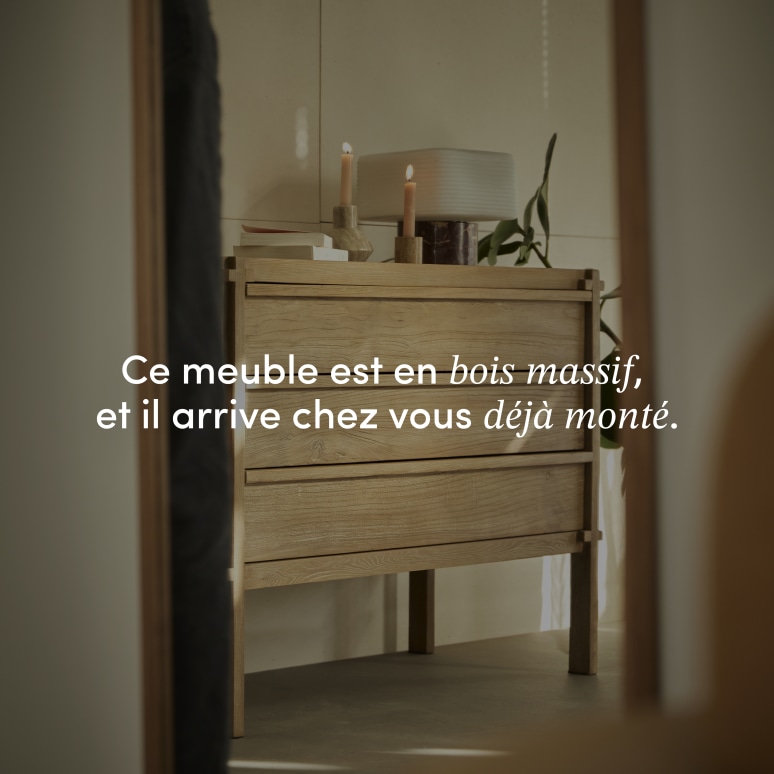 Madi - Commode en orme massif recyclé