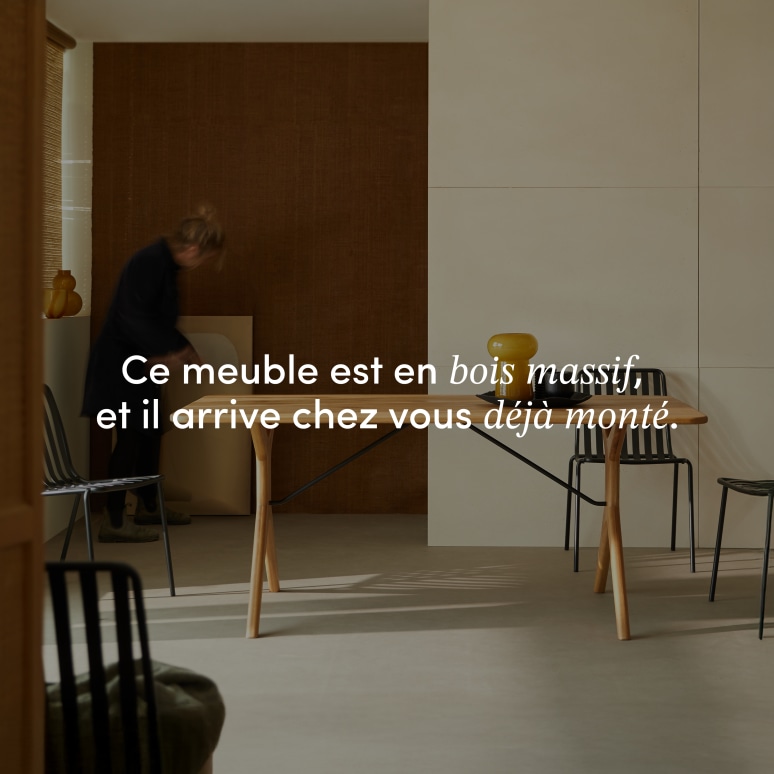 Martin - Table extensible en chêne massif 6-12 pers.