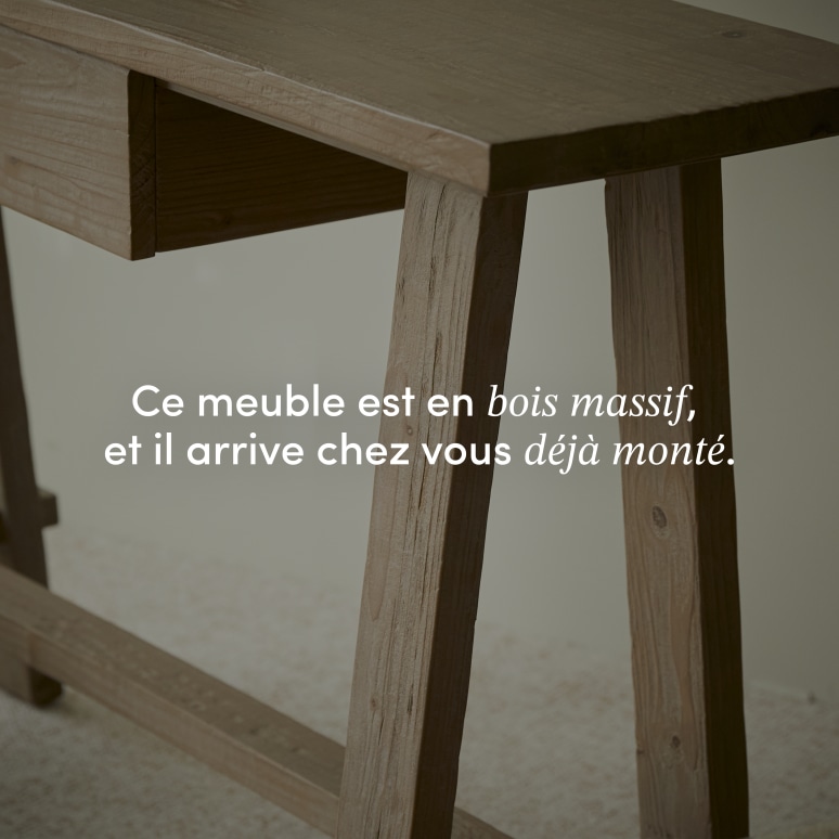 Abby - Console en pin massif recyclé