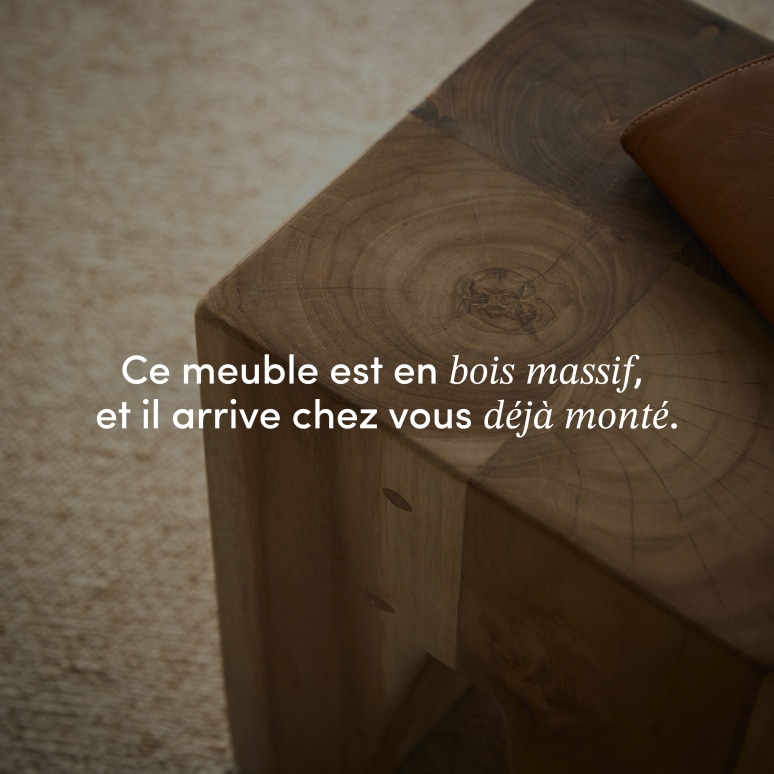 Artu - Bout de canapé en teck