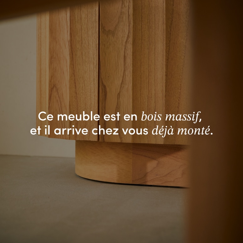 Andréa - Buffet en mindi massif 150 cm