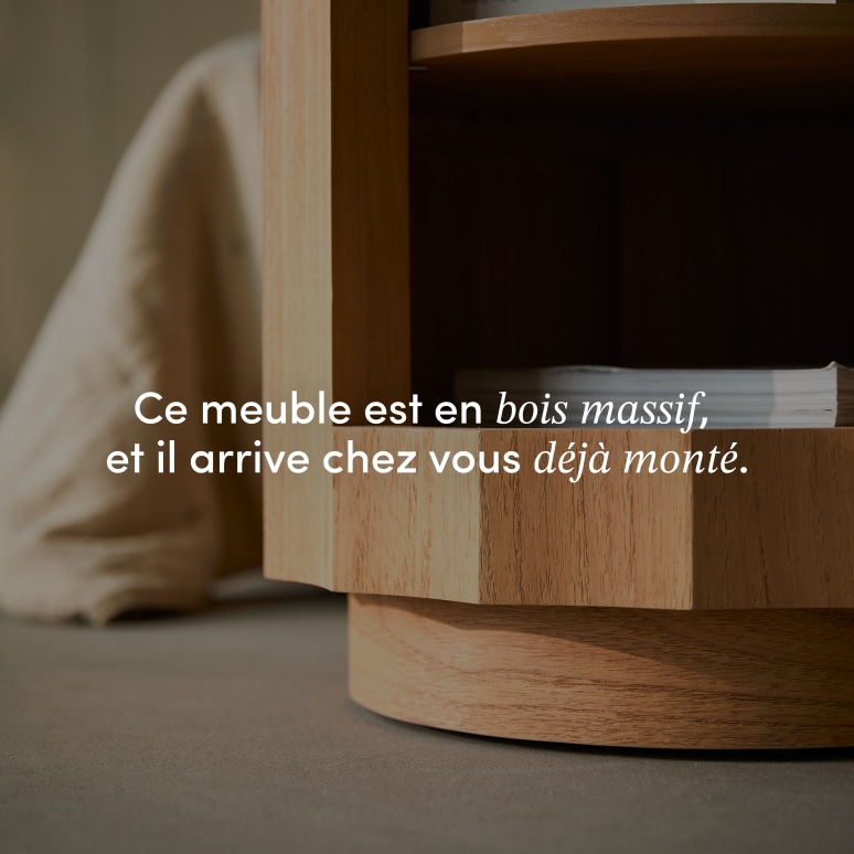 Andréa - Chevet en mindi massif