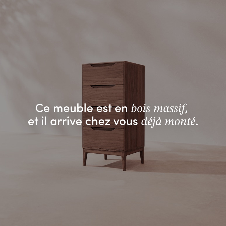 Gabrielle - Chiffonnier en manguier massif