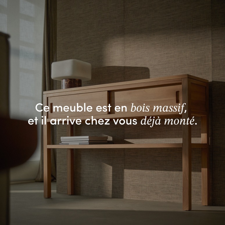 Anton - Console en teck massif