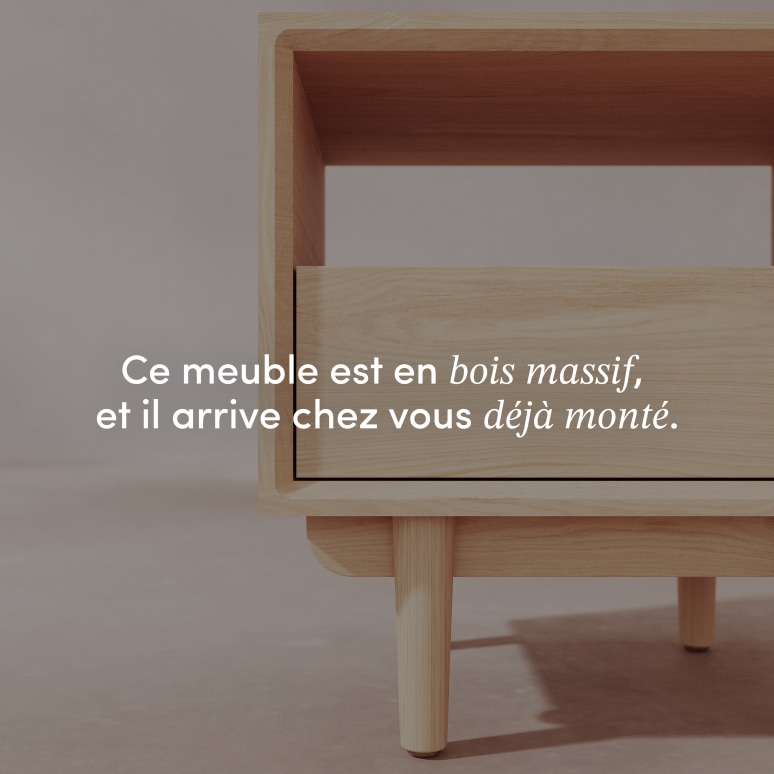 Ellie - Chevet en chêne massif