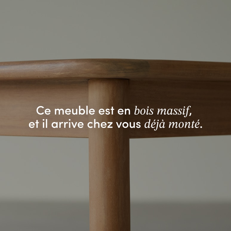 Daniela - Table basse de jardin en acacia massif