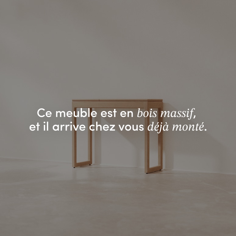 Arto - Console en chêne massif