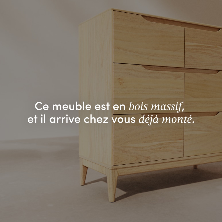 Gabrielle - Commode en manguier massif clair