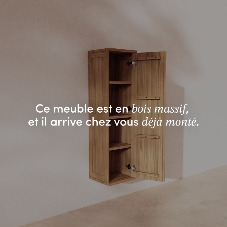 Jacob - Colonne en teck massif