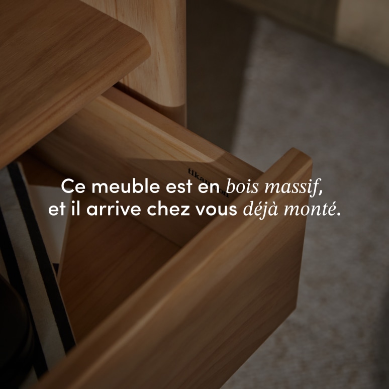 Alfie - Chevet en pin massif