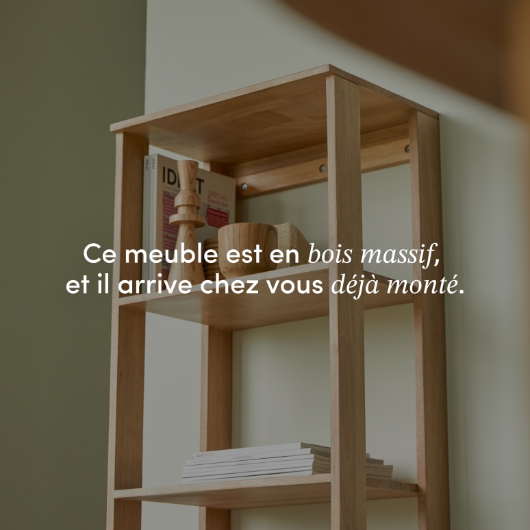 Néo - Etagère en Hévéa