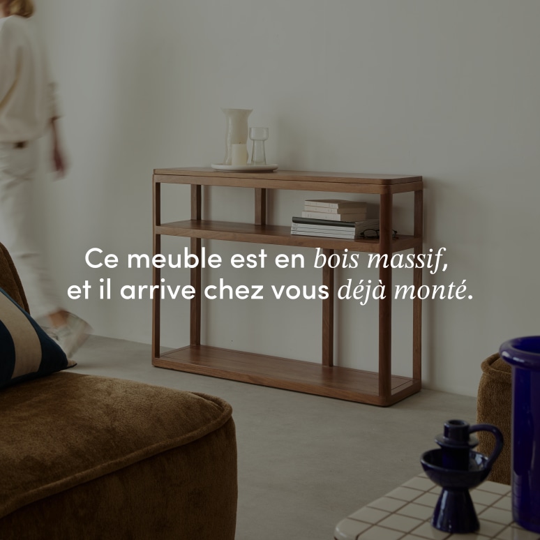 Romée - Console en acacia massif 