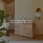 Achille - Credenza in teak massello 120 cm
