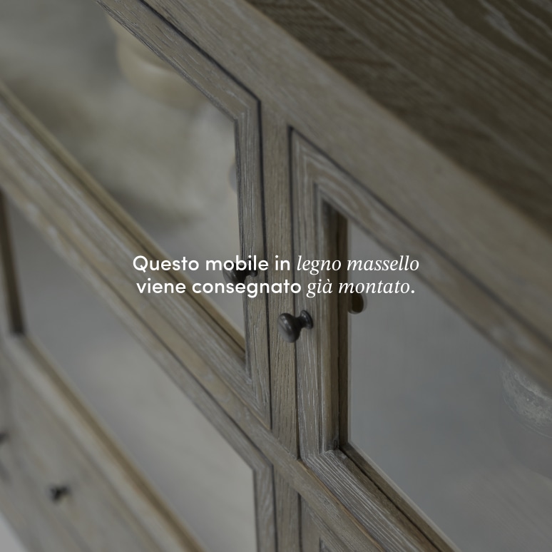 Pablo - Credenza in legno di quercia da 220 cm