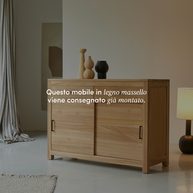 Maë - Buffet in teak massello 120 cm