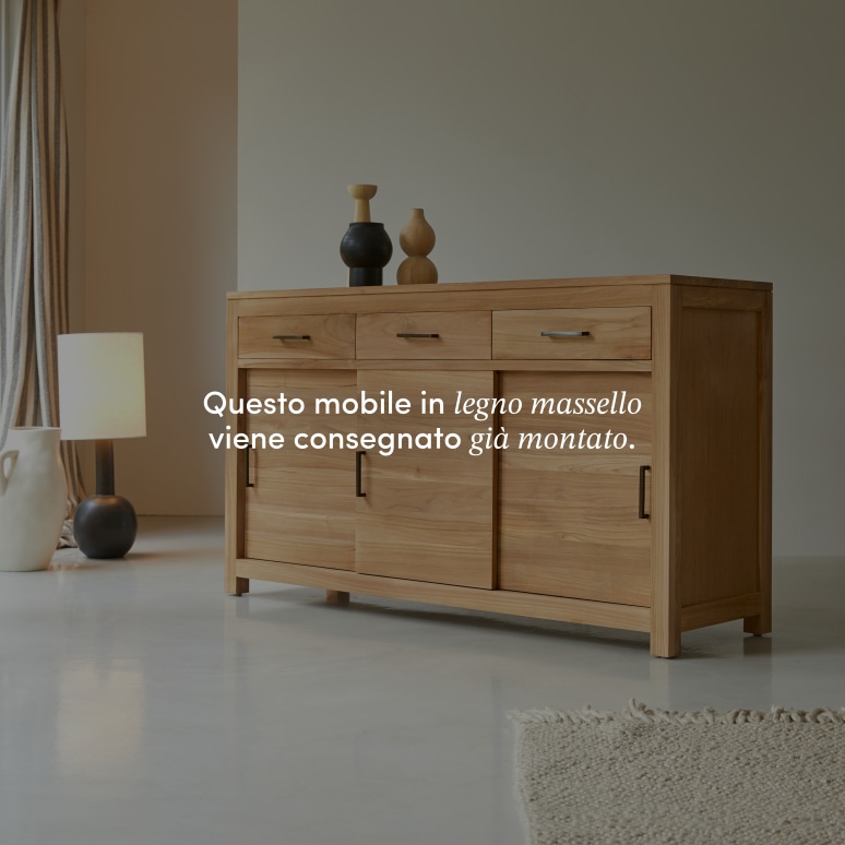 Maë - Buffet in teak massello 150 cm