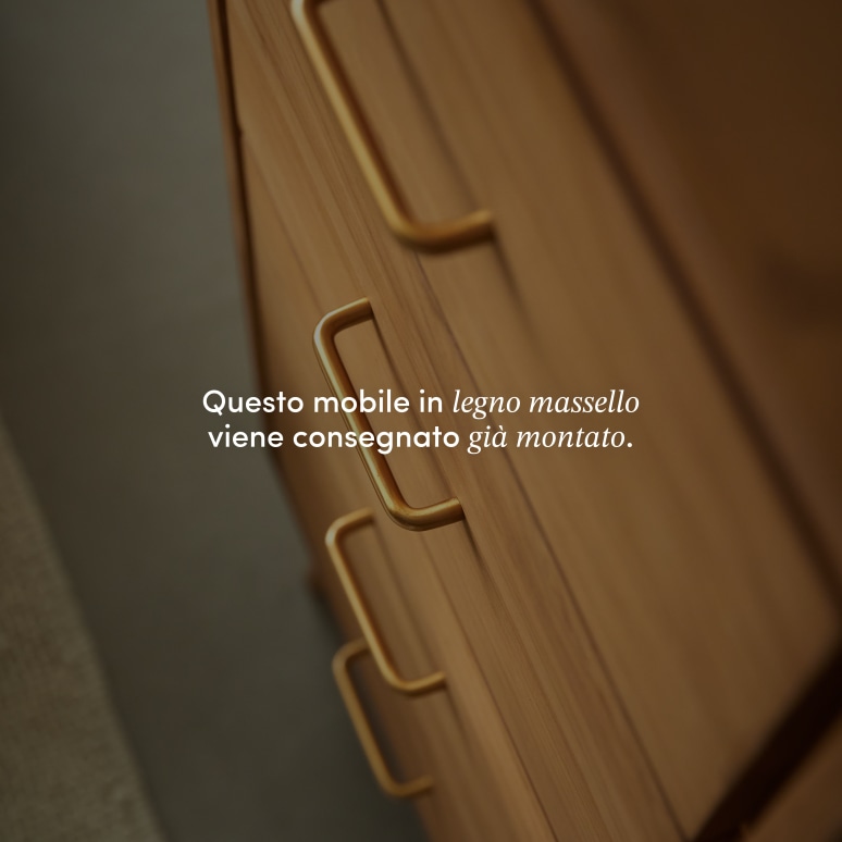 Kort - Cassettiera in teak massello