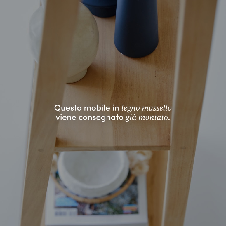 Bahya - Libreria in teak massello