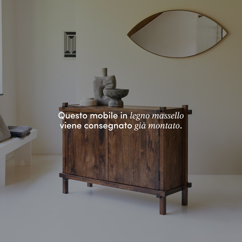 Arko - Buffet in legno di mango massello 120 cm