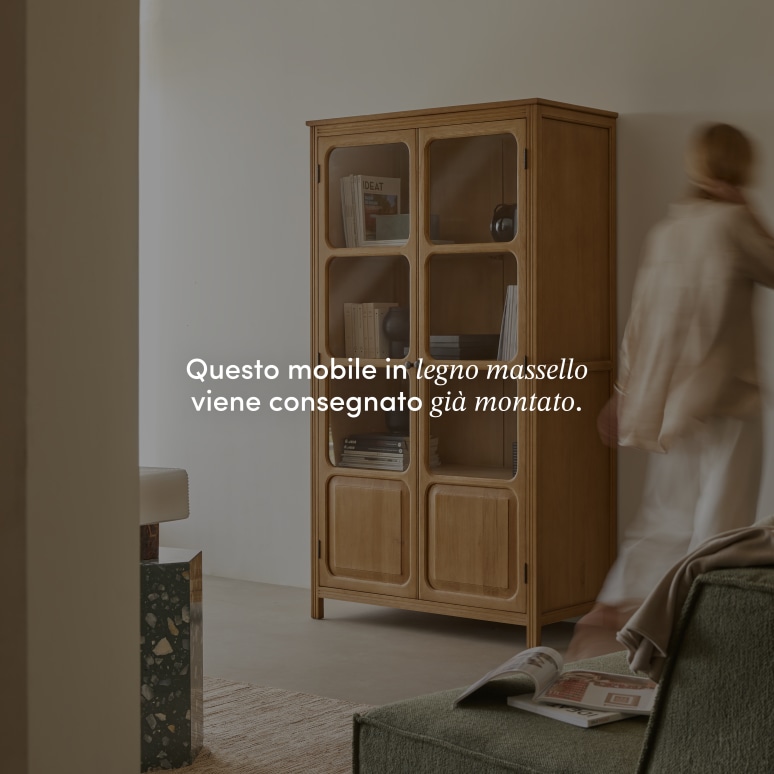 Marthe - Biblioteca in rovere massiccio