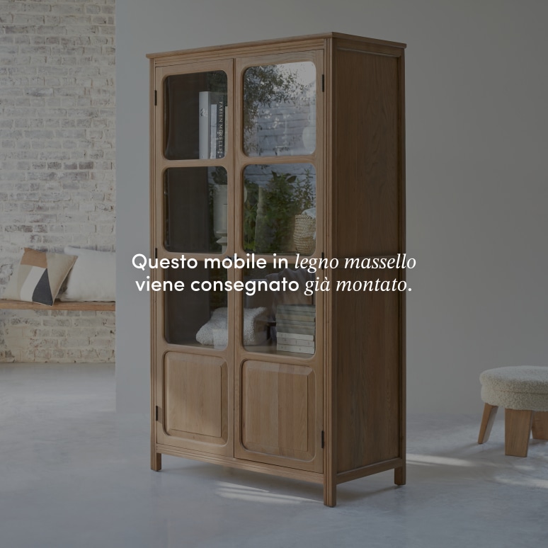Marthe - Armadio in legno di quercia massello