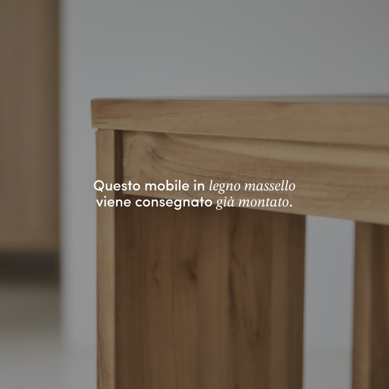 Eden - Scrivania in teak massello