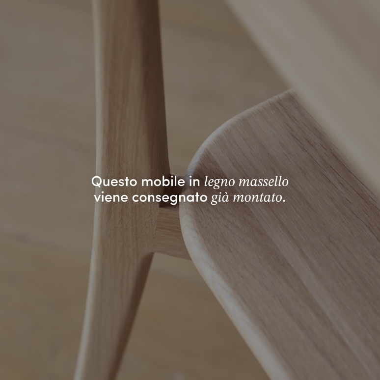 Abel - Sedia in legno di quercia massello