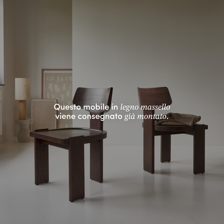 Iko - Sedia in mindi massello