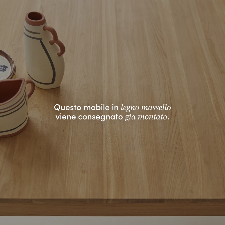 Eden - Tavolo in teak massello per 4-6 persone