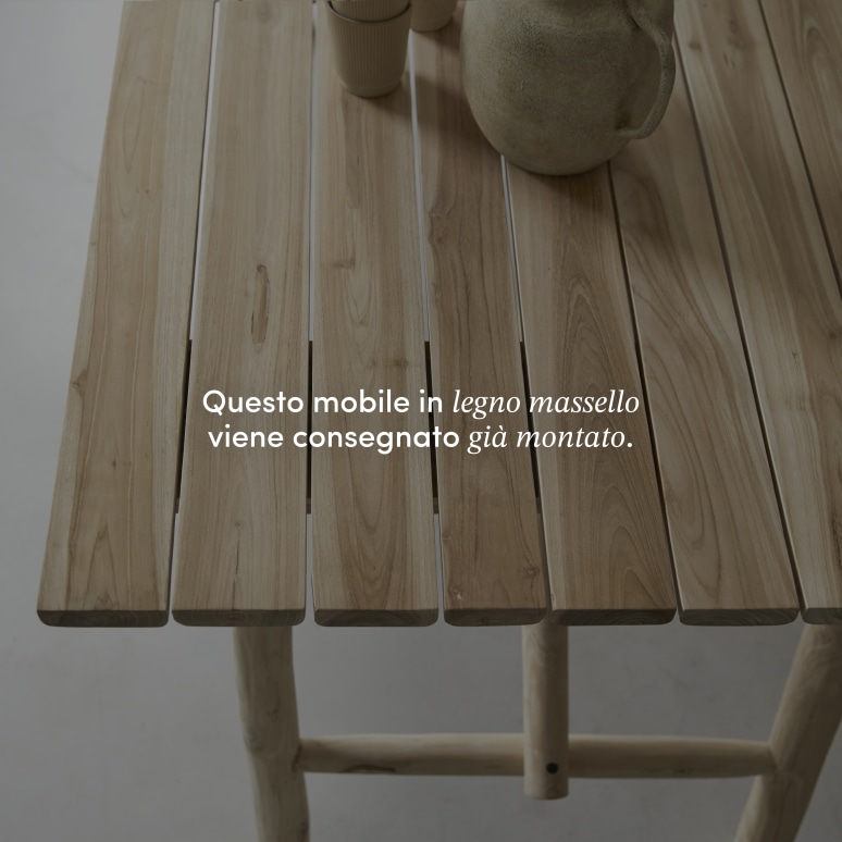 Mathilda - Tavolo in legno di mare 4/6 persone