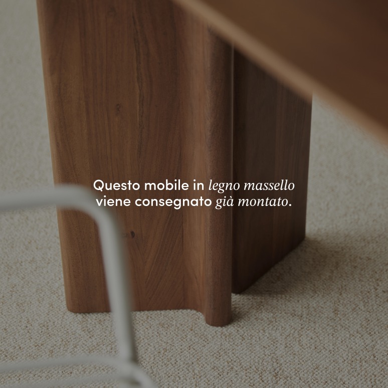 Suzanne - Tavolo da cucina in legno di acacia massello per 2-4 persone