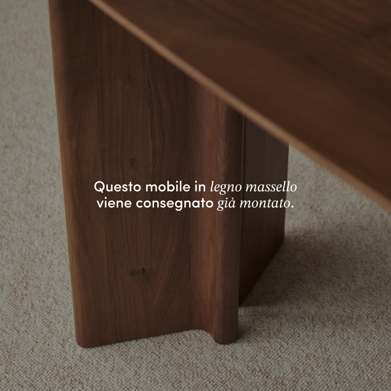Suzanne - Consolle in legno di acacia massello