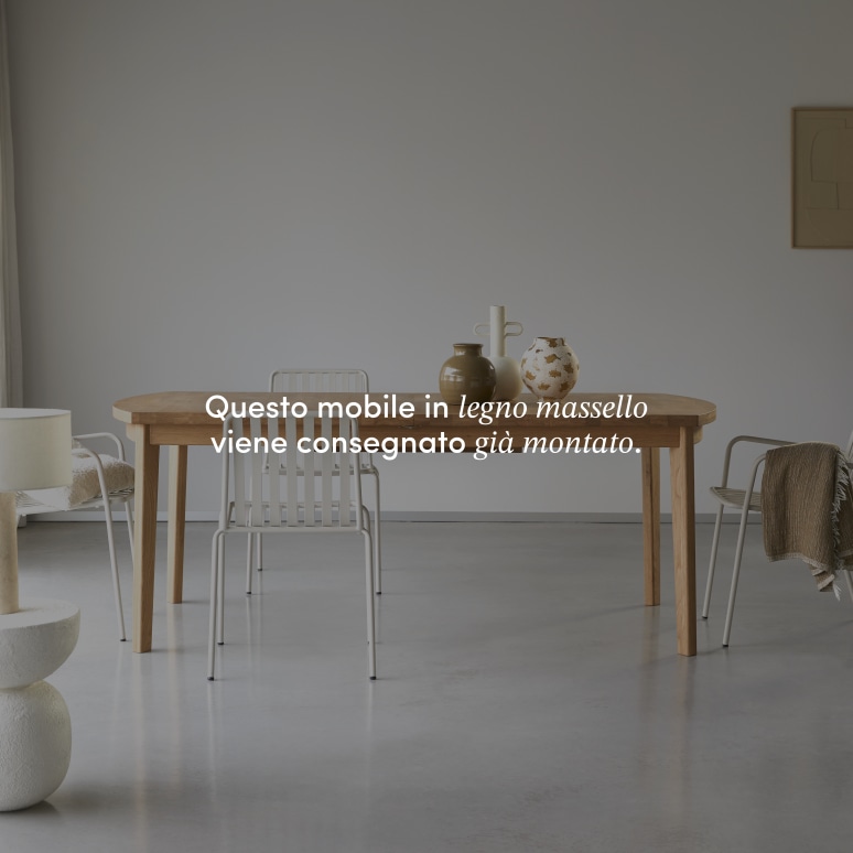 Maia - Tavolo allungabile in rovere massello 6-12 persone