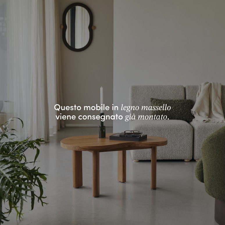 Lothaire - Tavolino in teak massello