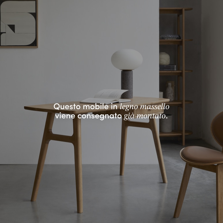 Yaël - Scrivania in rovere massello